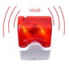 Taikuwu 105 dB Wired Flashing Strobe Siren Sound Alarm Home