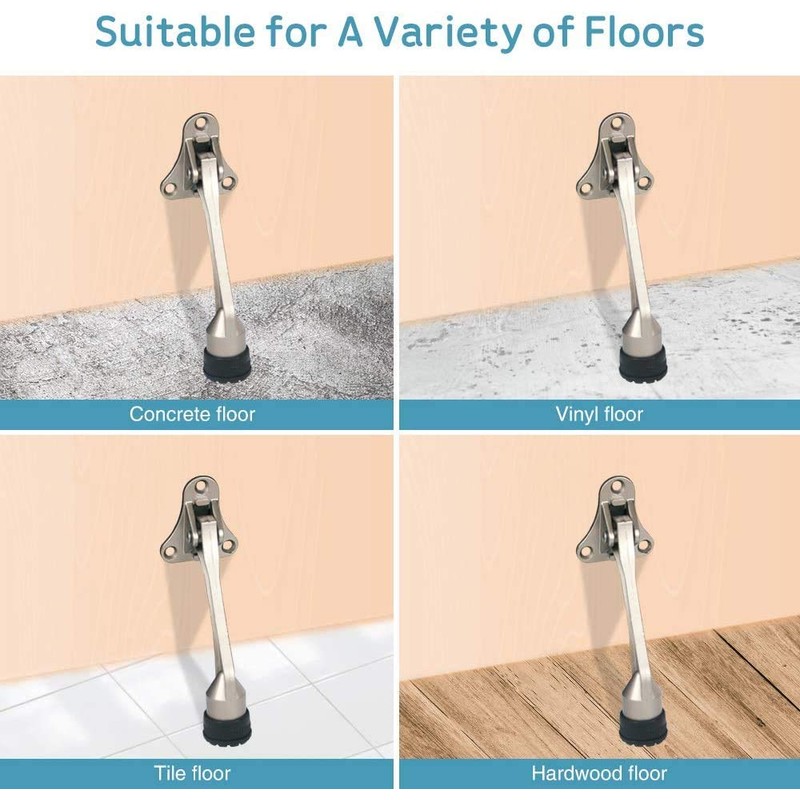 CG PLUS Door Stopper, Kick Down Door Stops for Heavy