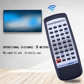 Replacement Remote Control for Sharp RRMCG0118AWSA RRMCG0113AWSA RRMCG0123AWSA MD-F1 MD-F11 MD-R1 MD-R2 MD-R3 Minidisc MD CD Boombox System Player