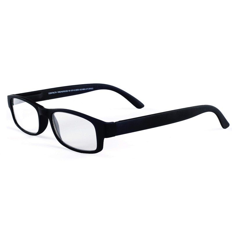 Contacta One Colour Presbiopia Glasses Black DTR +2.00