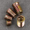 Wensilon 5/16”-15 100Pcs Threaded Insert for Wood Hex Drive Wood