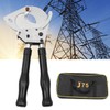 WUSILILU J75 Ratchet Cable Cutter,Aluminum Copper Cable Ratcheting Wire Cutting