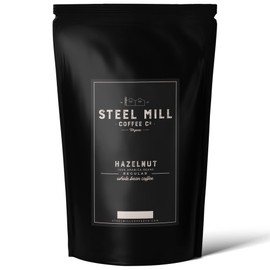 Steel Mill Coffee Co. Hazelnut Flavored Coffee | 12 ounces/Whole Bean/Regular | Grown in Colombia