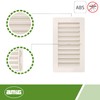 Amig - Rectangular Plastic Grille with Mosquito Net | Ventilation