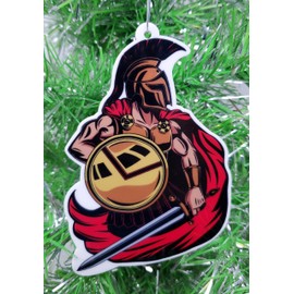 Spartan Warrior Christmas Ornament