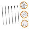 Baluue Stainless Steel Earwax Scoop Set 6pcs Spiral Ear Tools
