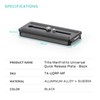 TILTA Manfrott Universal Quick Release Plate Compatible with a Variety