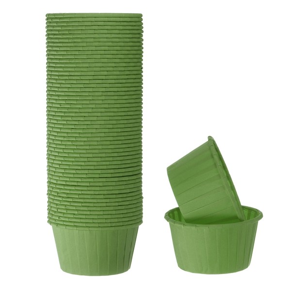 sourcing map 50Pcs Cupcake Baking Cups 3.5oz Standard Size Paper