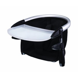 phil&teds lobster clip on portable high chair, black