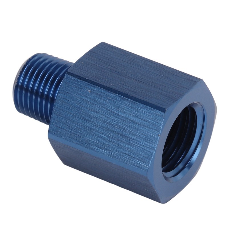 1Pair Pipe Fitting Adapter Blue Perfect Sealing Rustproof 1/8 NPT