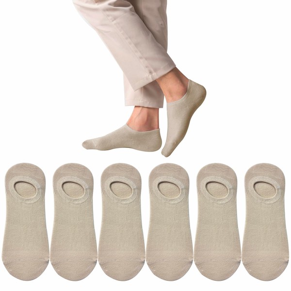 AWOCAN 6PCS No Show Socks Women Low Cut Invisible Soft