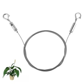 Stainless Steel Adjustable Hanging Wire - Heavy Duty 2m X1.5mm, Holds 44lb/20kg, Ideal for Picture Frames, Mirrors, and Wall DIY Holders