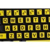 English US Large Letters Yellow Keyboard Stickers
