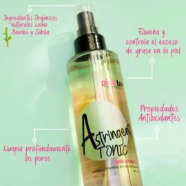 Loción Pink Up Cuidado Facial Skin Care Astringent Tonic