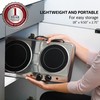 OVENTE Countertop Infrared Double Burner, 1700W Electric Hot Plate and
