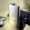Hip Flask Licorera 8oz Acero Inoxidable Anforita Botella De Bolsillo