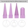 Mandrel Wire Wrapping Tools 4Pcs Jewelry Mandrel with Round, Oval,