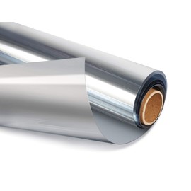 HIDBEA Window Film Daytime Privacy ,One Way Mirror Window Tint for Home, Heat Control Sun Blocking Anti UV Non-Adhesive Self Static Cling Window Stickers (Silver, 35.4 Inch x 8.2 Feet)