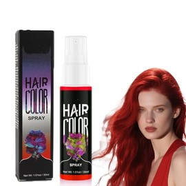 Haarspray Farbe,Haarfarbe Crazy Red Hair Color, Farbiges Haarspray,Temporäre Haarfarbe