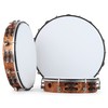 MUSCELL Tambourine for Adults,Hand Held Plastic Tambourines Drum Double Row