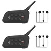 MIMIRACLE V4 Plus Motorcycle Helmet Bluetooth Intercom Headset, Up to
