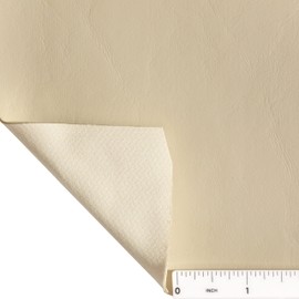 Marine Vinyl Upholstery Fabric Cream White Sample 3" x 3" Boat Auto