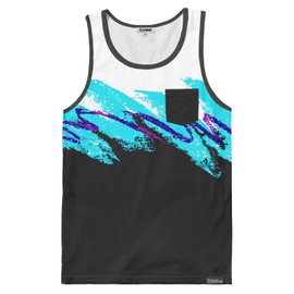 Tipsy Elves Men's Summer Midnight Rip 'N Sip Tank Top Size X-Large