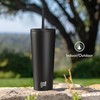 go! 24oz Stainless Steel Straw Tumbler with Triple Insulation &