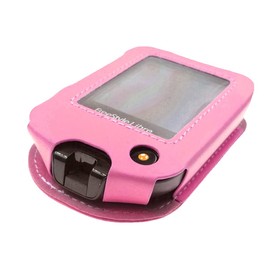 FreeStyle Libre Cover, Blood Glucose Monitor, FreeStyle Libre Leather Case, Fall Proof, Anti-Slip, Screen Protection(Pink)