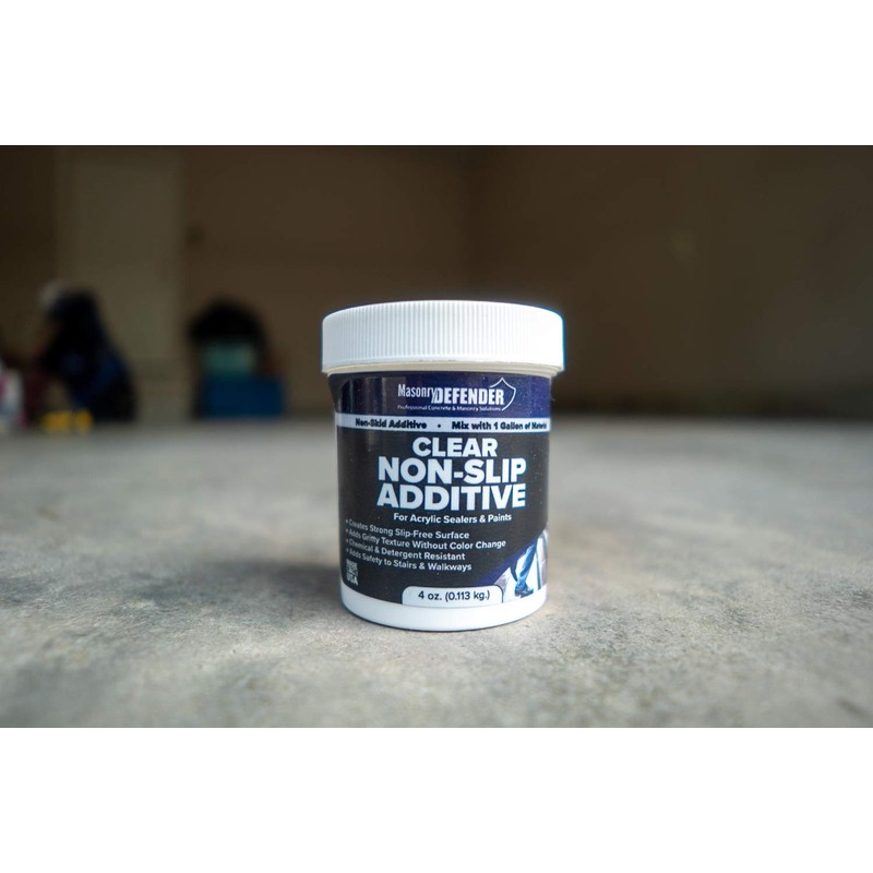MasonryDefender Paint Additive Fine Grit 300595 - Non Slip, Clear,