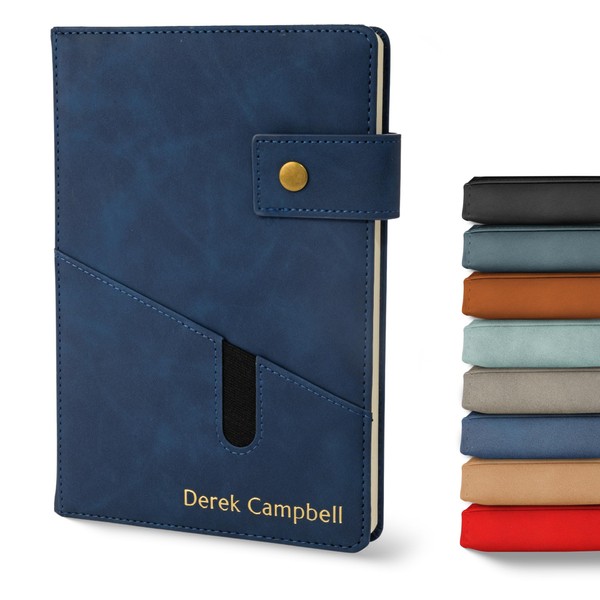 Promot Promot Personalized Notebook - A5 Lined Leather Bound Journal