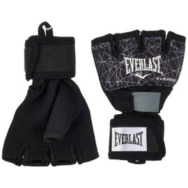 Everlast P00001249 Printed Evergel Hand Wraps Black L