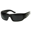 Hard Core Shades Classic Gangsta Locs Sunglasses (Black)