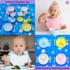 Bloomsworld Toddler Dining Set, 4 Plastic Cups, Bowls and Plates,