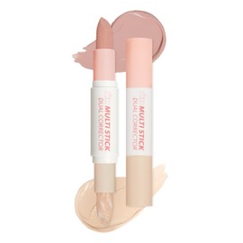 【 アイムミミ/i’m meme 公式店 】韓国コスメ コントロールカラー コンシーラー スティック 化粧下地 色ムラ補正 ピンク ラベンダー グリーン 下地 アイムマルチスティックデュアルコレクター (ソフトピンク, 1)