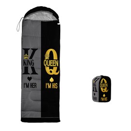 lneffble Crown Sleeping Bag for Kids Camping，Suitable for Children Boys and Girls Portable, Waterproof, Compact and Lightweight, Great for Outdoor Camping, Backpacking and Hiking