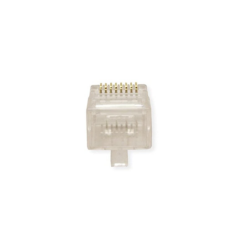Value 21993064 Modular Plug Unshielded Cat6/6 a 100 Pcs Clear
