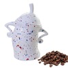 GUAOOYY Canister with Attitude, 27OZ Plastic Coffee Canister with Lid,