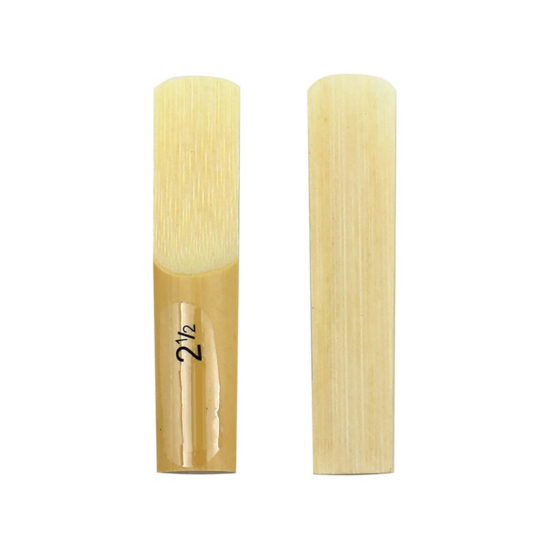 LADE 10Pcs Bamboo Reeds Strength 2.5 for Alto bB Sax