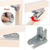 4 x folding support frame, foldable hinges, steel foldable hinges,