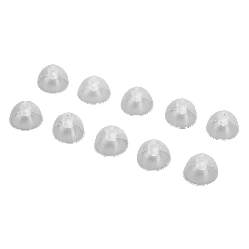 10pcs Sound Amplifier Closed Domes Single Layer Double Hole Silicone