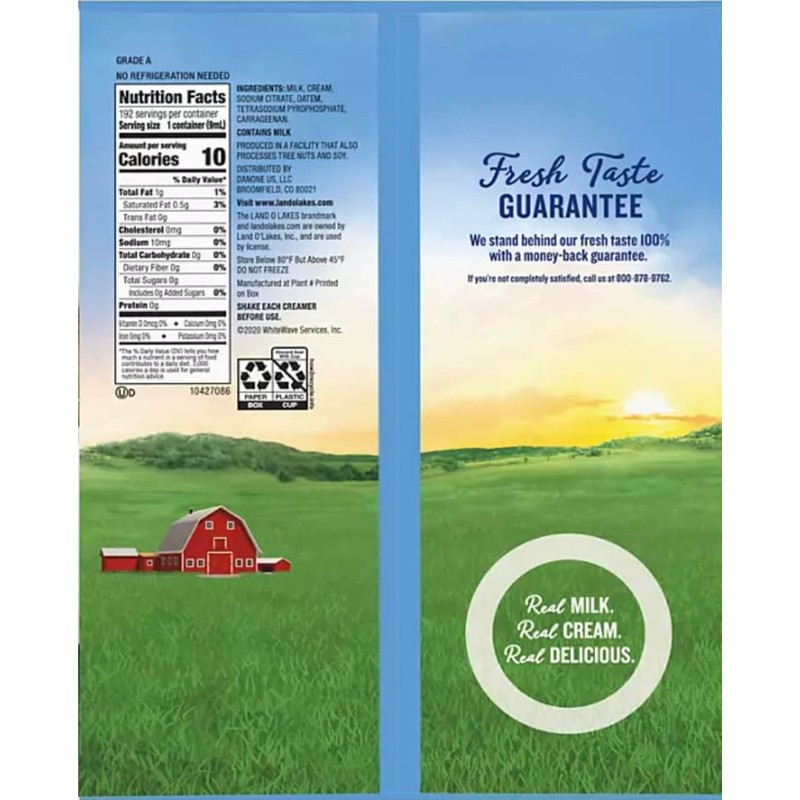 LOL Mini Moo’s Half & Half Creamer Singles, 192 Count