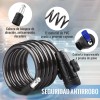 Candado Cable Cadena Seguridad Para Bici O Moto 1.1m Y