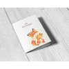OLGS Maternity Log Cover "Hab dich lieb" Fox Plastic Protective