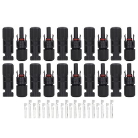 10 Sets Solar Panel Connector IP67 Waterproof Photovoltaic Cable Male Female Connector 1000V