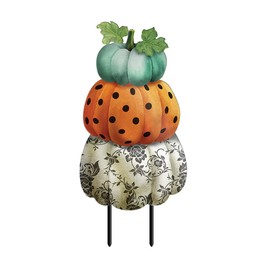 Briarwood Lane Patterned Pumpkins Fall Metal Art 30" x 13"