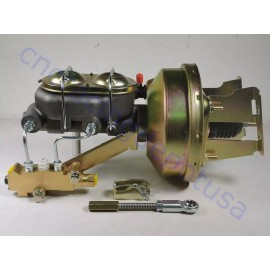 CNCDPT 8" Zinc Power Brake Booster Conversion Kit 1960-66 chevy C10 C20 Disc/Drum