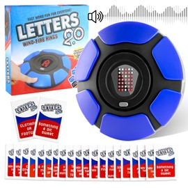 wokdsbl Thinking Word Game,Upgraded Quick Thinking Letter Pressing Word Game with Timer Stop and Word Games with 20 Cards,Fast-Paced Board Game for 2-8 Players