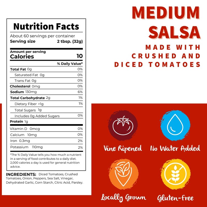 Dei Fratelli - Our Original Salsa Medium - 68oz Jug