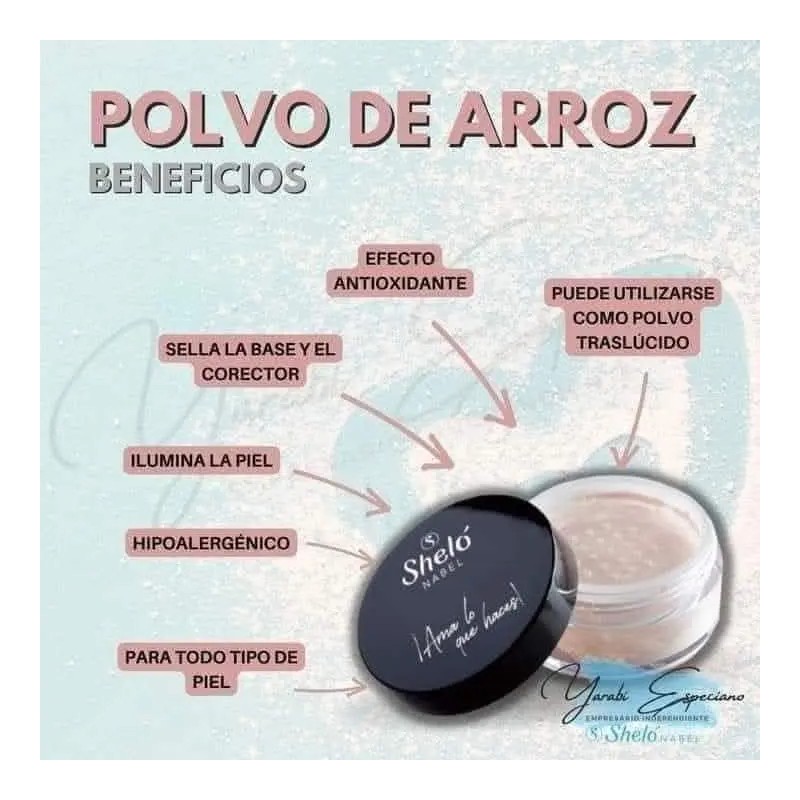 Polvo Arroz Traslúcido Sellador Matifica Regalo